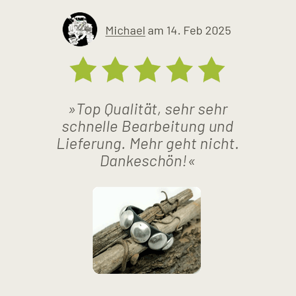 5-Sterne Bewertung eines Armbandes