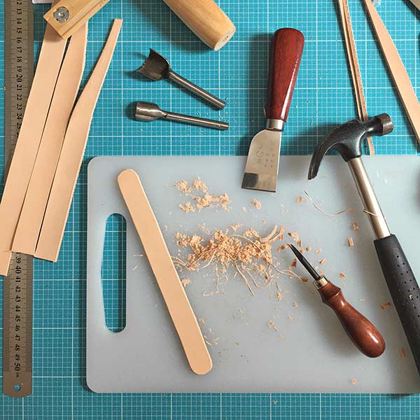 Cutting Leather Straps