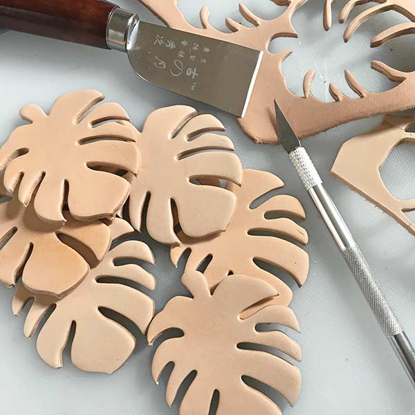 Making Monstera Leather Leaves