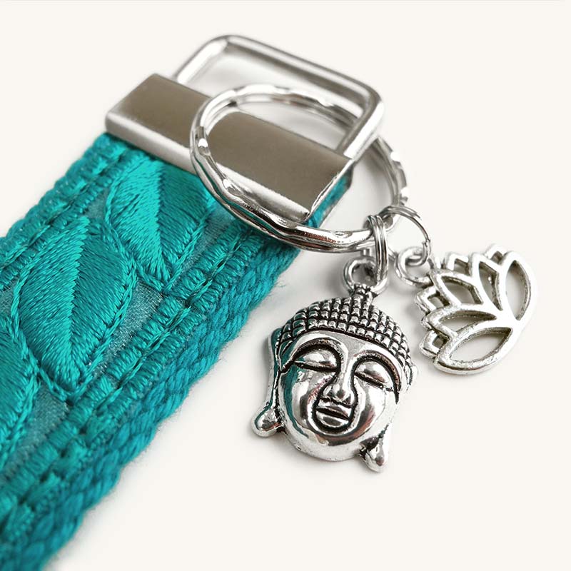 Personalisierbare Schlüsselanhänger aus Stoff