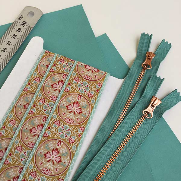 Materials neede for a leather pouch