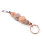 Preview: Geometric Keychain with Beads from Certified Wood