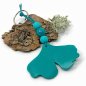 Preview: Cyan Ginkgo Leaf Talisman