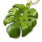 Preview: Monstera deliciosa leather bag charm