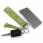 Preview: Lime Green Wristlet Keychain with Tassel