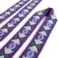 Preview: Handmade Purple Aztec Cotton Lanyard
