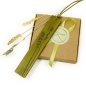 Preview: Olive Green Boho Leather Necklace