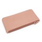 Preview: Zipped Leather Pouch in rose gold color