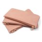 Preview: Blush Pink Leather Zipper Pouch