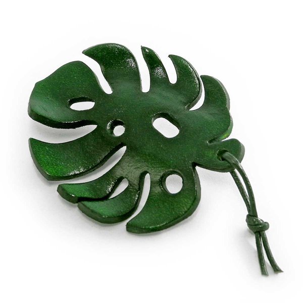 Monstera Leaf Leather  Bag Accessory