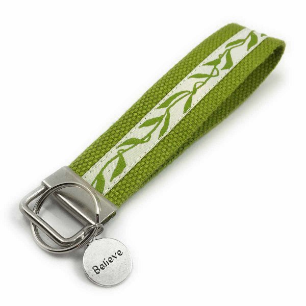 Keychain with Floral Ornament