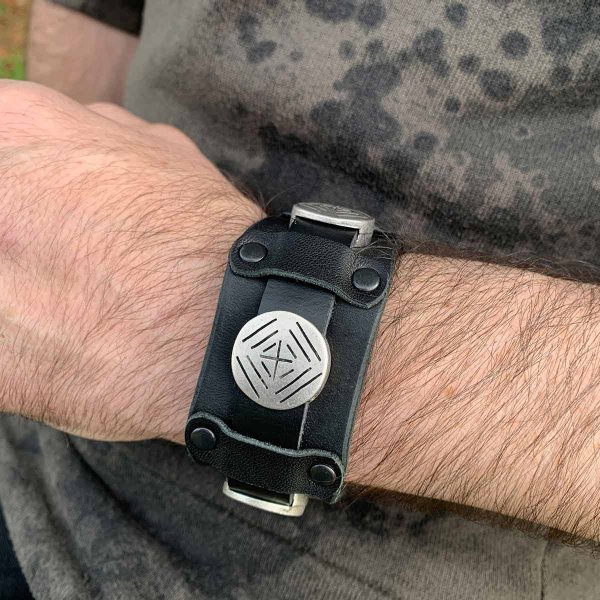 Leather Cuff »Viking«