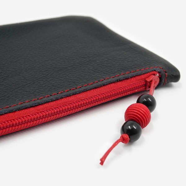 Preview: Black and Red Zipper Pouch