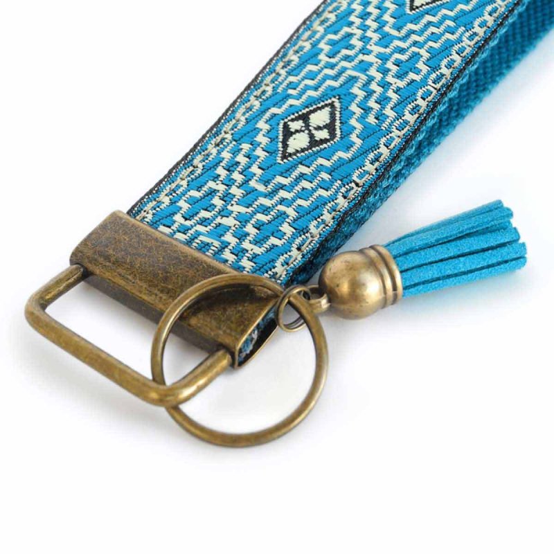 Tiny Bohemian Style Keychain with Tassel