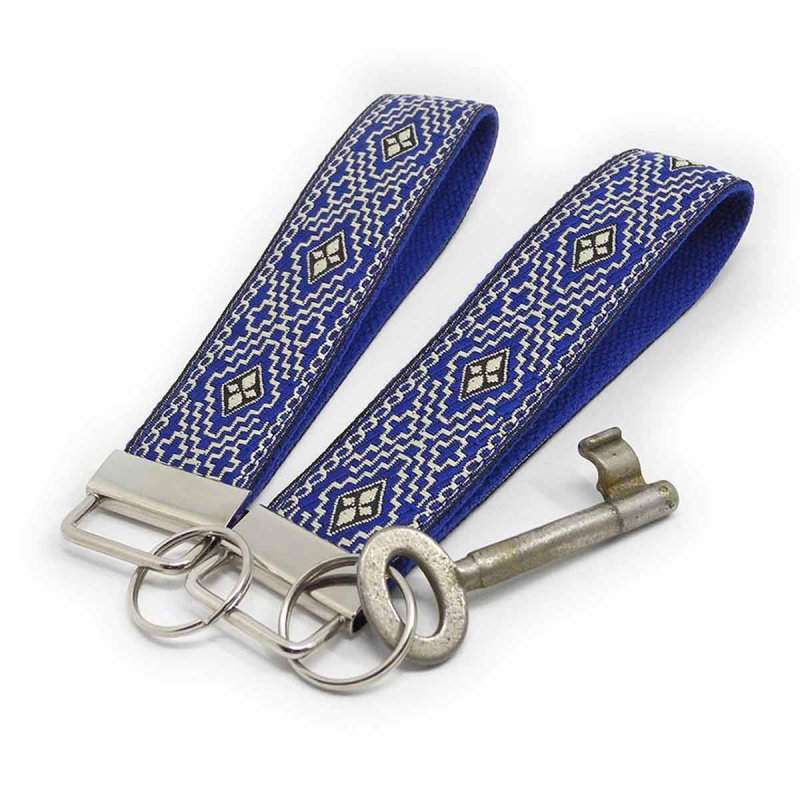 Ultramarine Fabric Lanyard