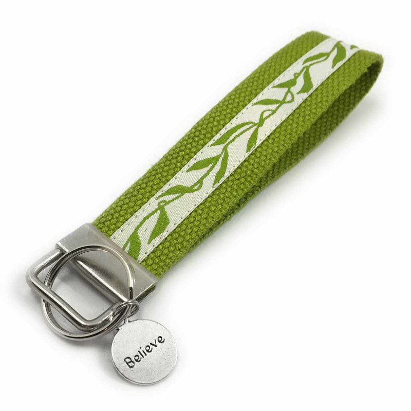 Keychain with Floral Ornament