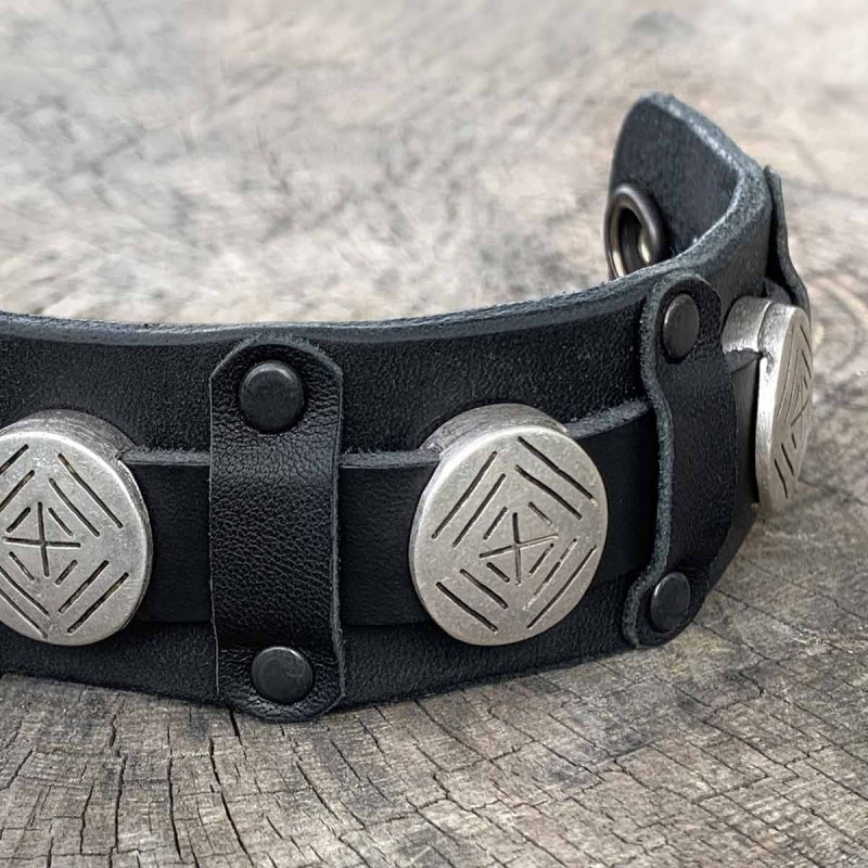 Leather Cuff »Viking«