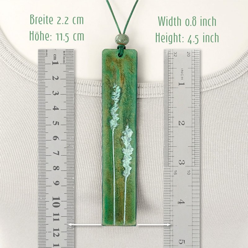 Unique handcrafted leather necklace