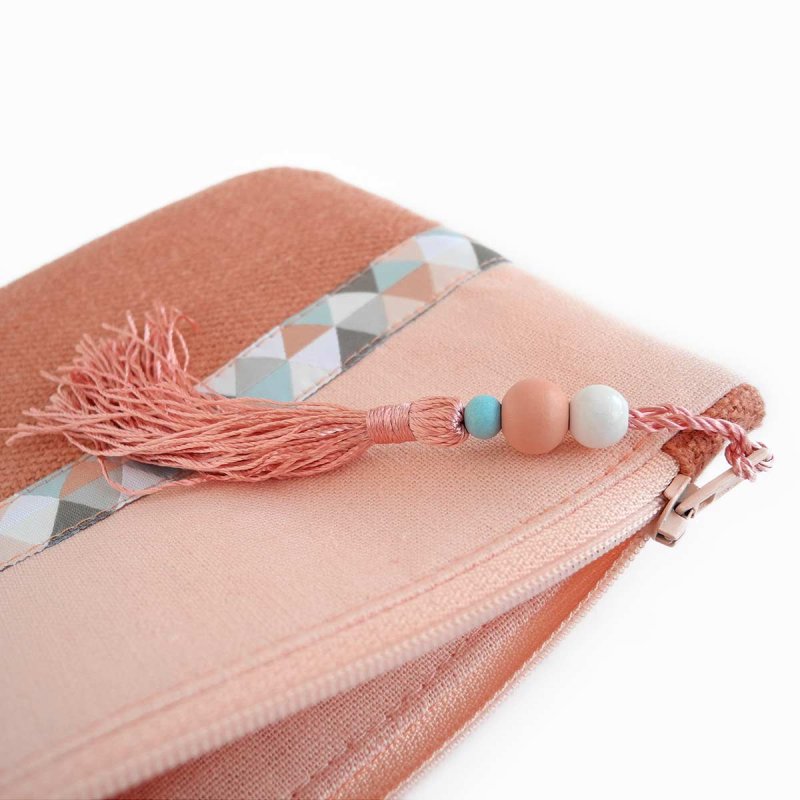 Bohemian Zipper Pouch with Tassel